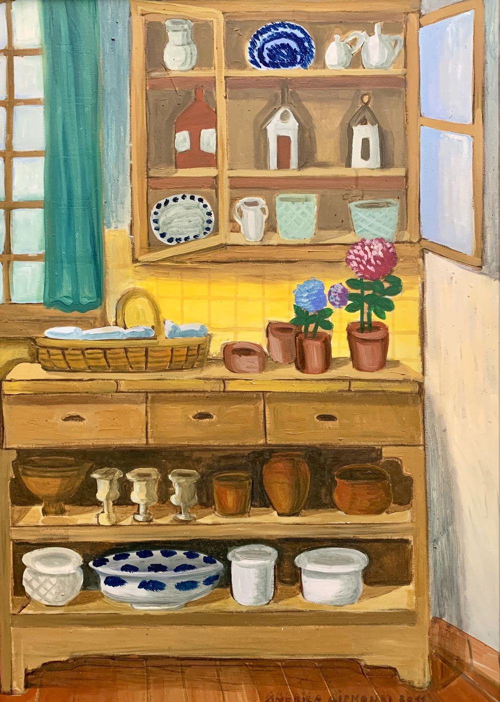 Cucina di campagna, olio su tela, 70×50 cm, 2011