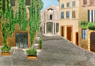 Arco della Pace, olio su tela, 50×70 cm, 2012