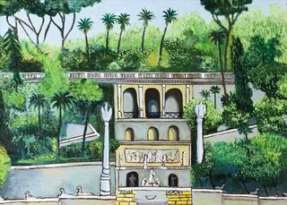Il Pincio, olio su tela, 50×70 cm, 2015