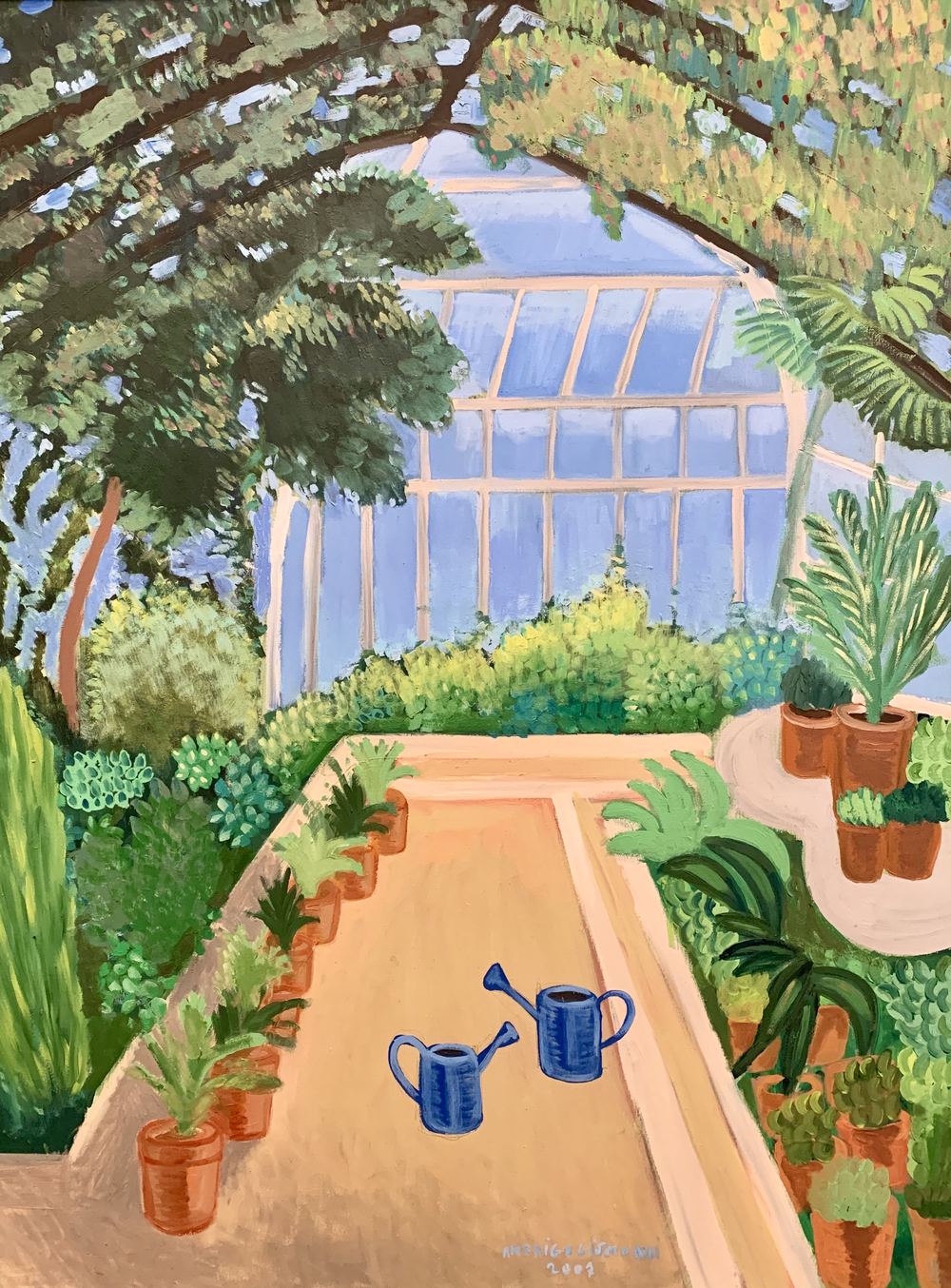 Una serra, olio su tela, 80×60 cm, 2007